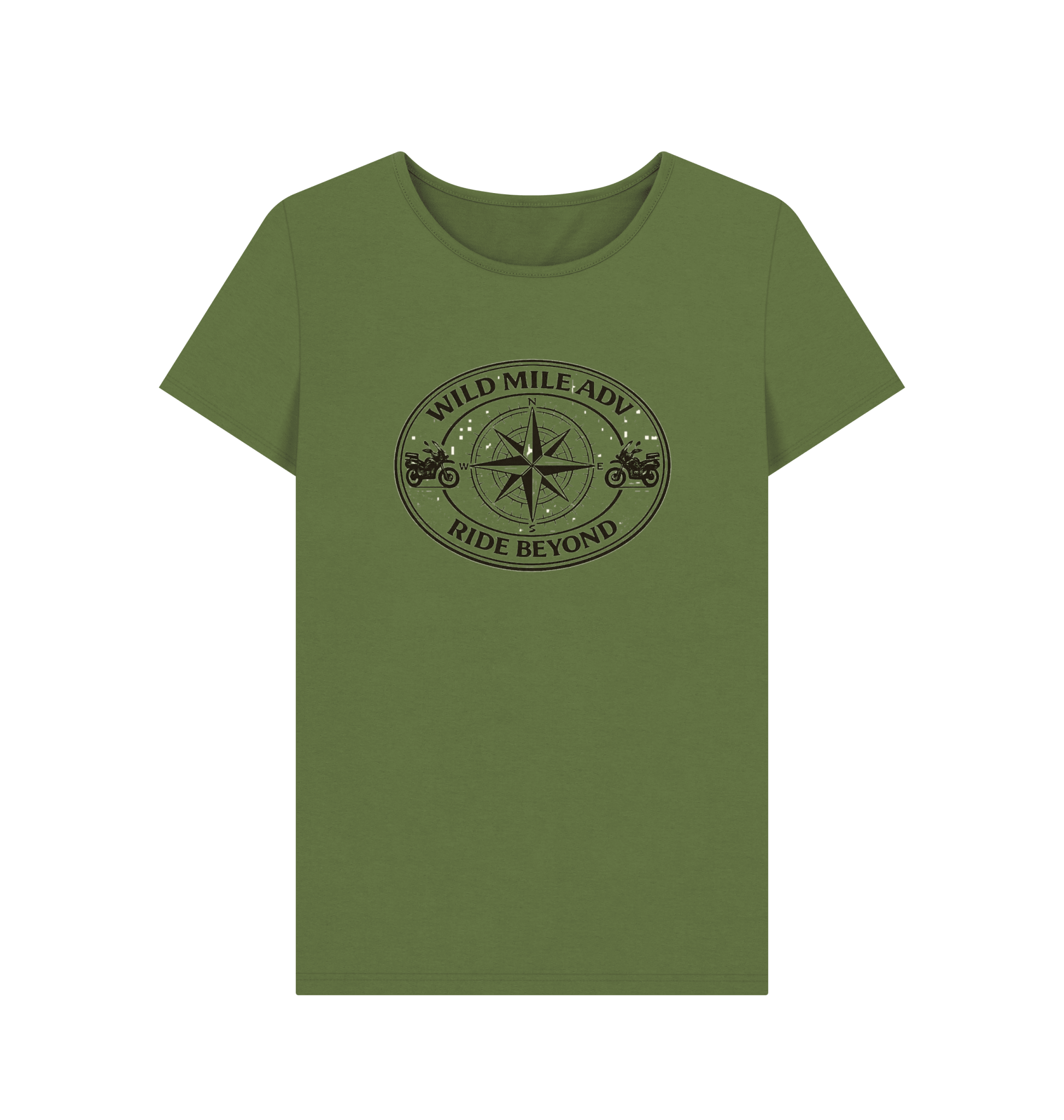 WMADV - Womens Reacher Crew Tee - Wild Mile ADVPrinted T-shirt