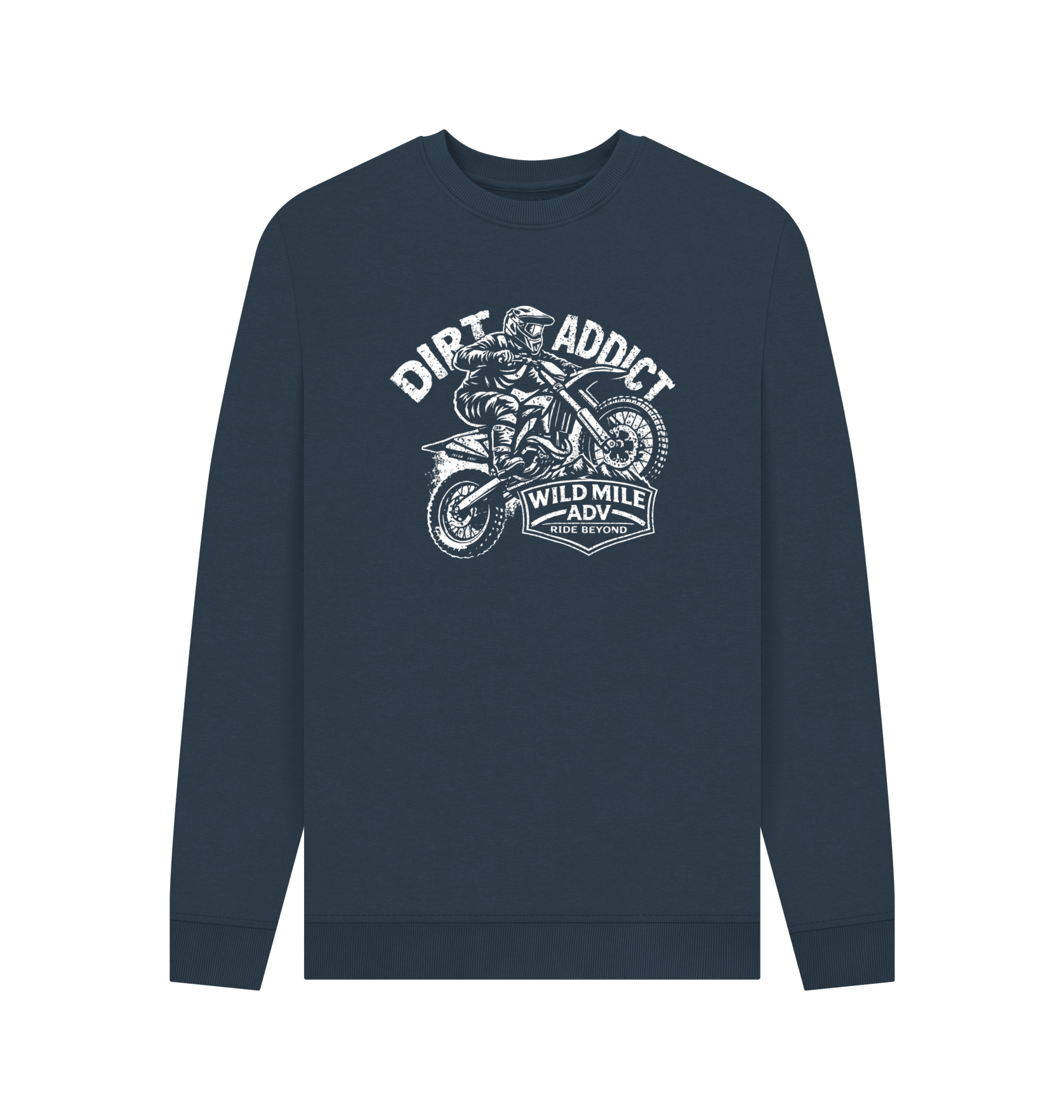 WMADV - Dirt Addict Sweatshirt - Wild Mile ADVPrinted Sweater