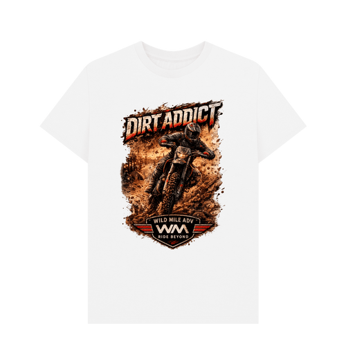 WMADV - Dirt Addict Full On Tee - Wild Mile ADVPrinted T-shirt