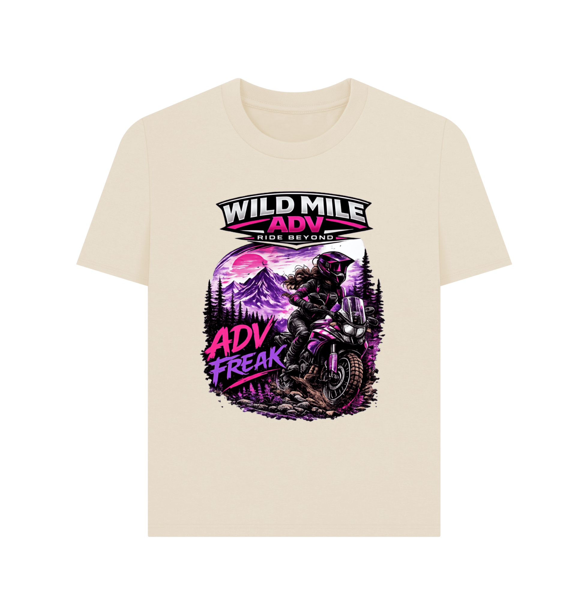 WMADV - Womens ADV Freak 2 PL Tee - Wild Mile ADVPrinted T-shirt