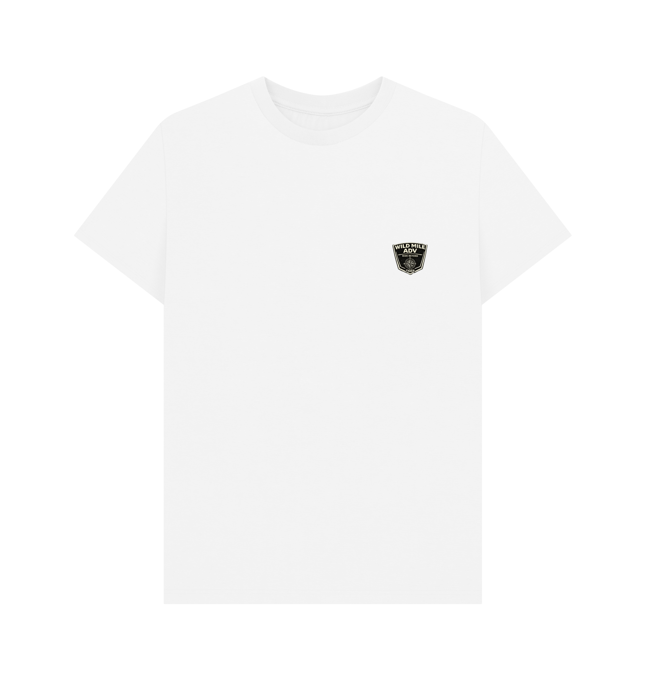 White Printed T-shirt Front