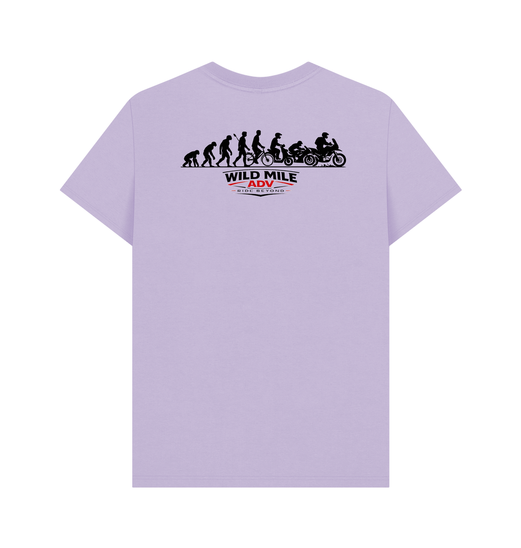 Lilac Printed T-shirt Back