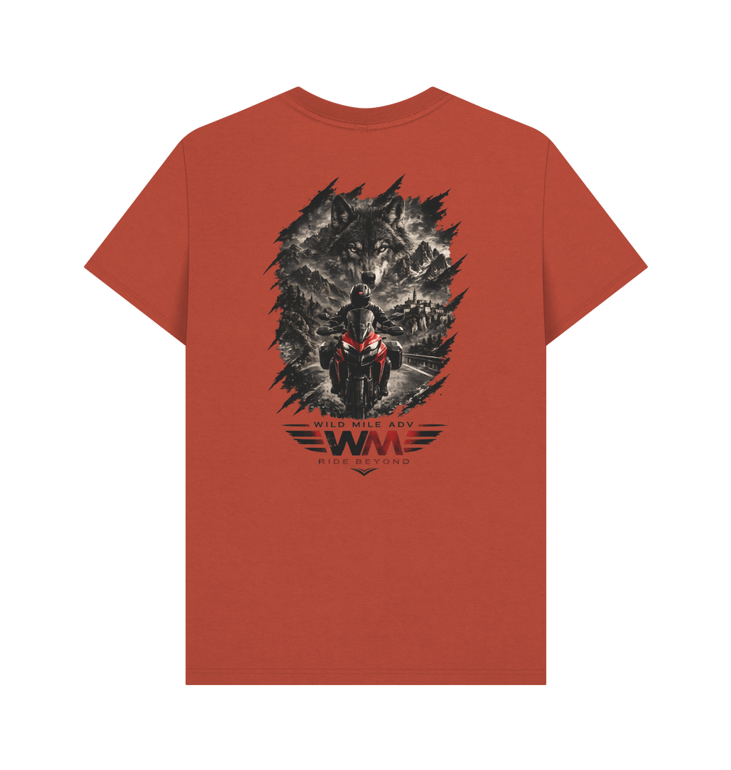 Rust Printed T-shirt Back