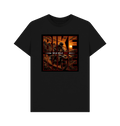 Black Printed T-shirt Front