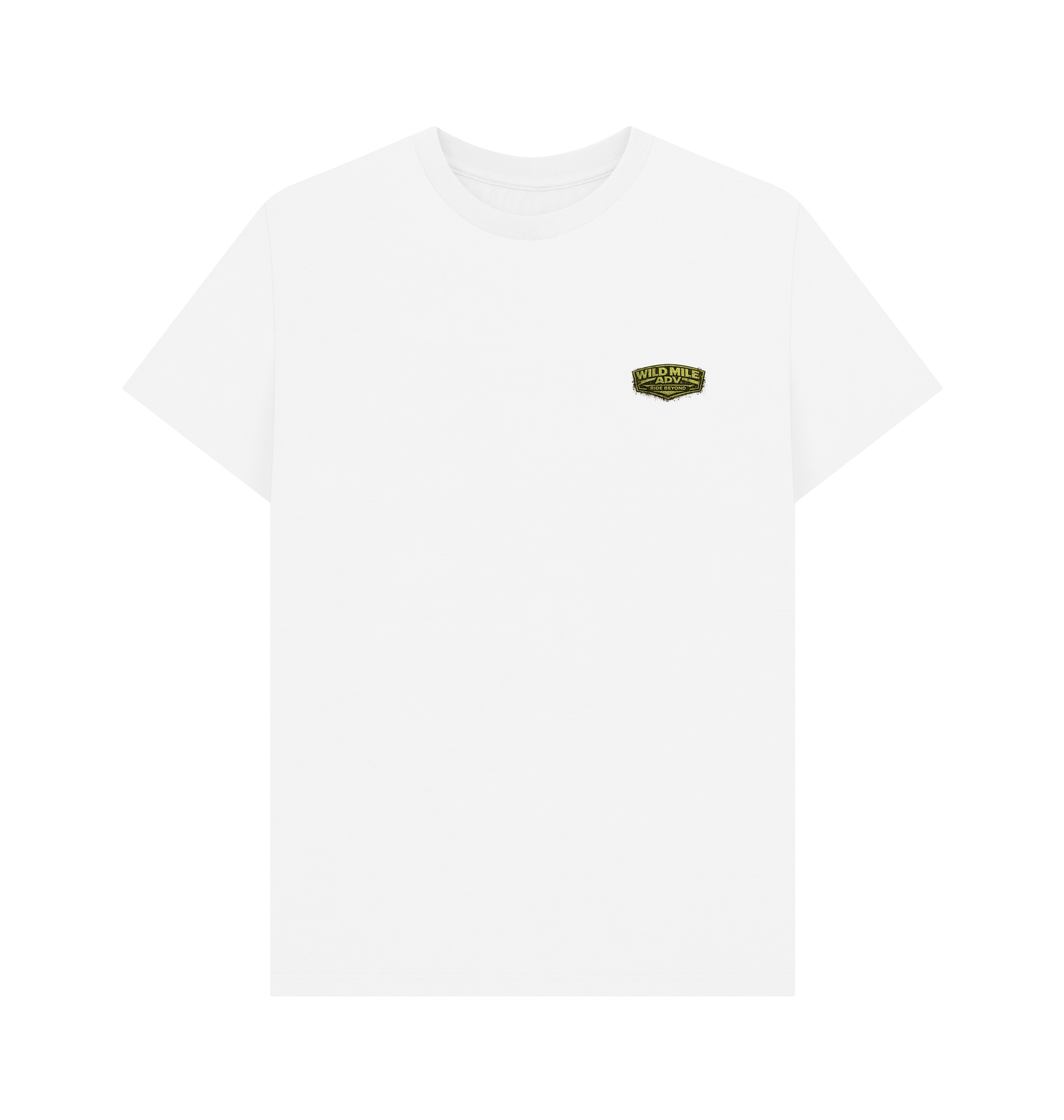 White Printed T-shirt Front