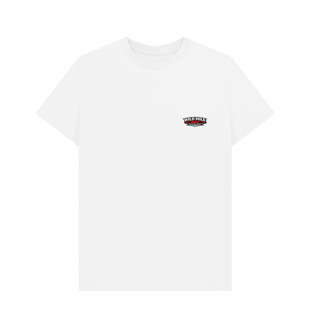 White Printed T-shirt Front