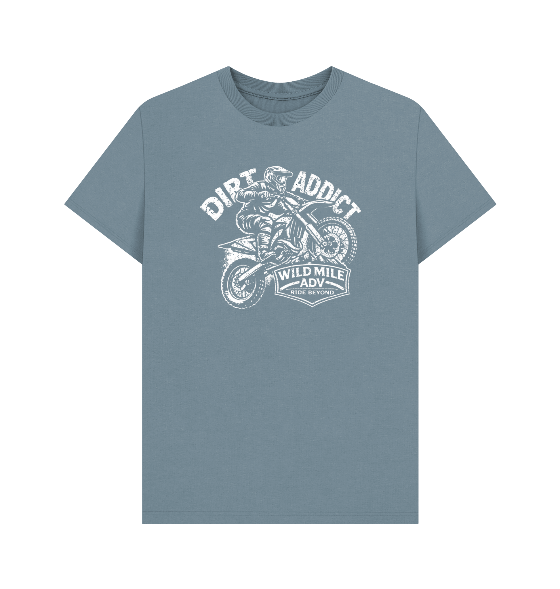WMADV - Dirt Addict Tee - Wild Mile ADVPrinted T-shirt